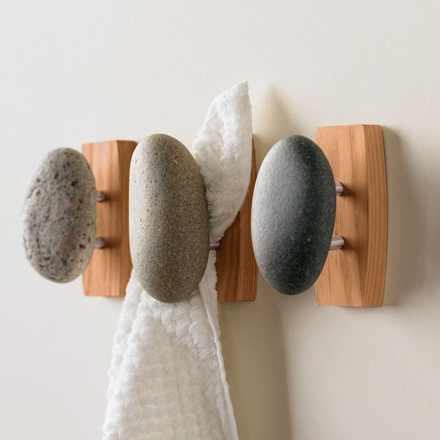 Tumbled-Stone-Wall-Hook-Collection-offers-a-unique-DIY-Idea